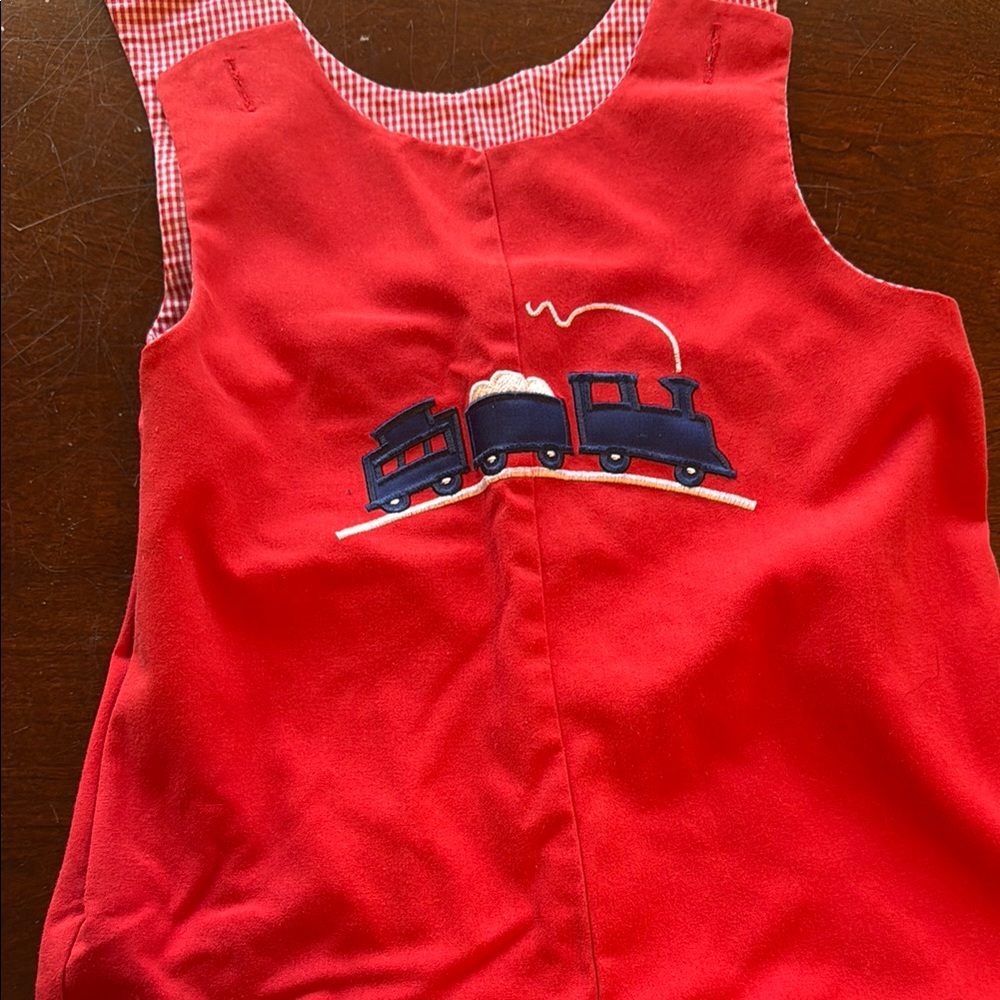Red Kids Overalls - Picture 2 of 3